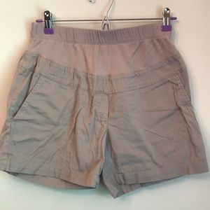 Small Maternity khaki shorts